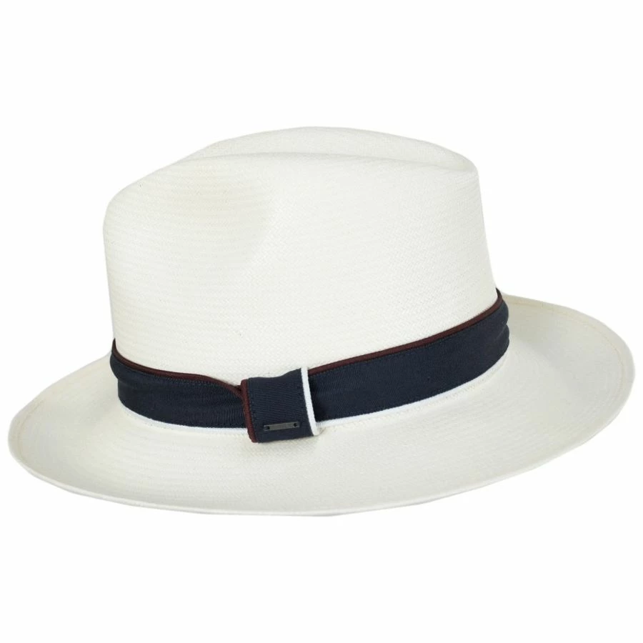 Bailey Relik Shantung Straw Fedora Hat 4 Bailey Relik Shantung Straw Fedora Hat - Image 2