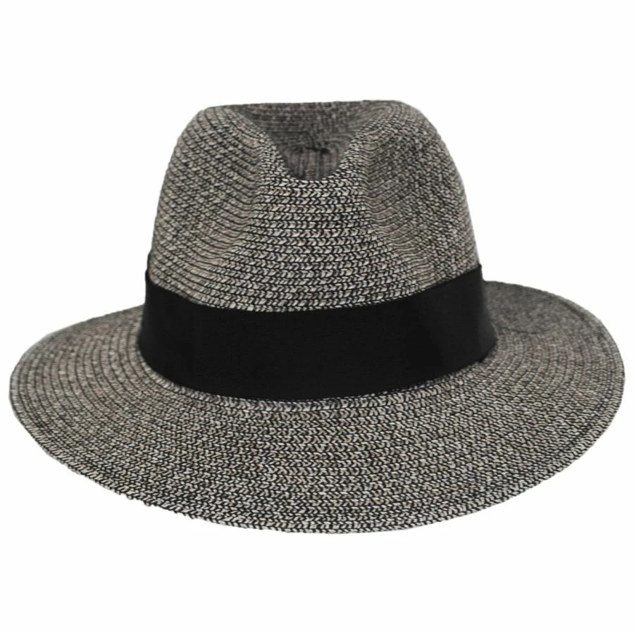 Bailey Mullan Toyo Straw Blend Safari Fedora Hat 3 Bailey Mullan Toyo Straw Blend Safari Fedora Hat