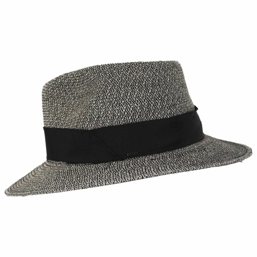 Bailey Mullan Toyo Straw Blend Safari Fedora Hat 4 Bailey Mullan Toyo Straw Blend Safari Fedora Hat - Image 2