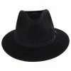 Brixton Hats Messer Packable Wool Felt Fedora Hat - Black