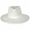 Brixton Hats Jo Wool Felt Rancher Fedora Hat - Off White