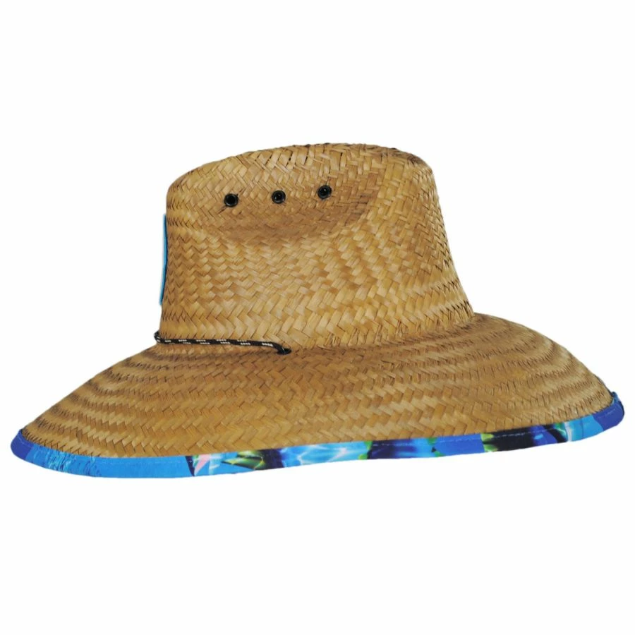 Peter Grimm Tuna Coconut Straw Lifeguard Hat 4 Peter Grimm Tuna Coconut Straw Lifeguard Hat - Image 2