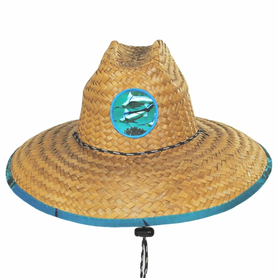 Peter Grimm Marlin Coconut Straw Lifeguard Hat 3 Peter Grimm Marlin Coconut Straw Lifeguard Hat