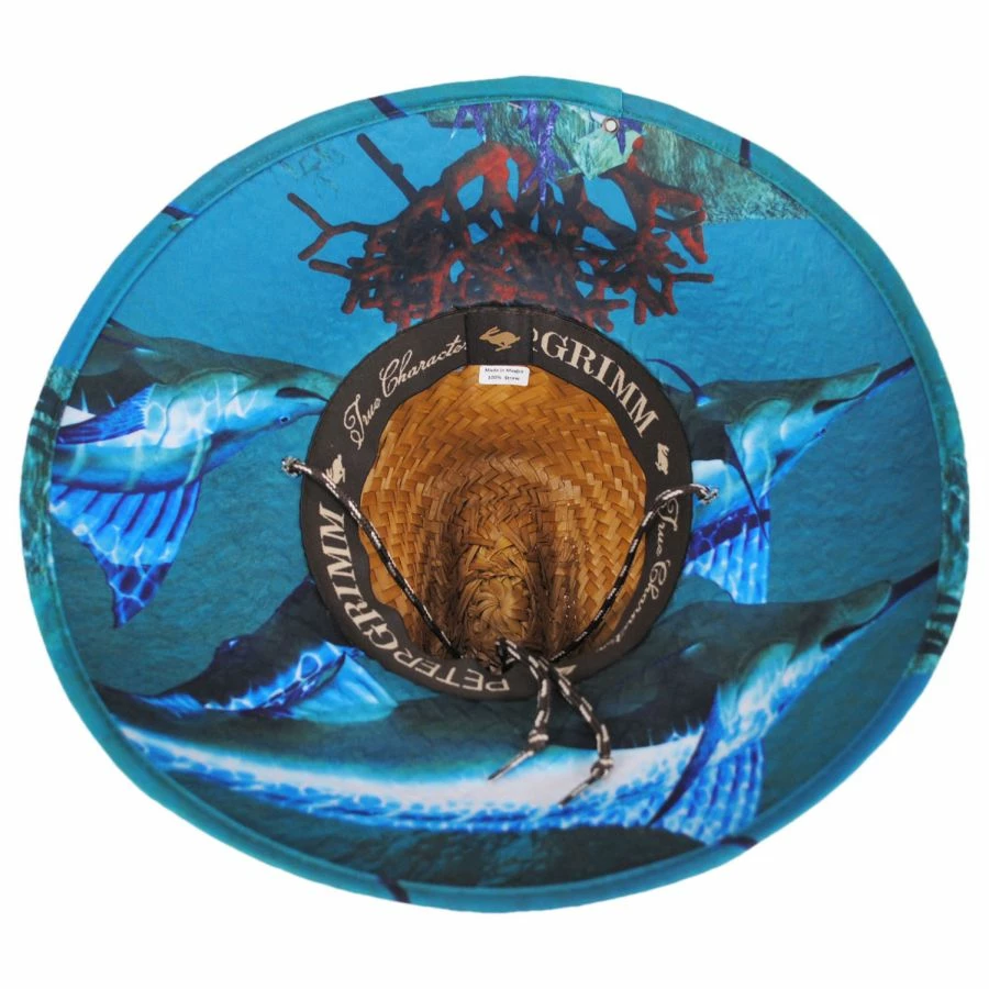 Peter Grimm Marlin Coconut Straw Lifeguard Hat 5 Peter Grimm Marlin Coconut Straw Lifeguard Hat - Image 3