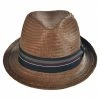 Jaxon Hats Tribeca Toyo Straw Trilby Fedora Hat -Brixton Hats Shop 409239