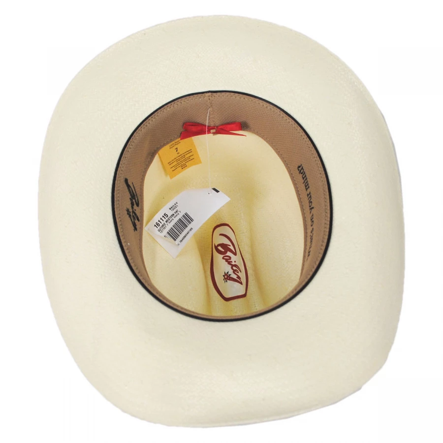 Bailey Guthrie 7X Shantung Straw Western Hat 5 Bailey Guthrie 7X Shantung Straw Western Hat - Image 3