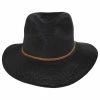 Brixton Hats Wesley Braided Toyo Straw Fedora Hat - Black/Brown 2 Brixton Hats Wesley Braided Toyo Straw Fedora Hat - Black/Brown -Brixton Hats Shop 409524