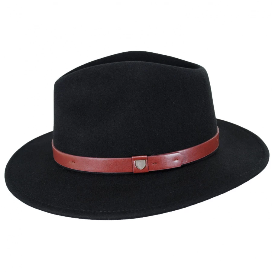 Brixton Hats Messer Wool Felt Fedora Hat 4 Brixton Hats Messer Wool Felt Fedora Hat - Image 2