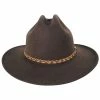 Stetson Mitchum Crushable Wool Felt Western Hat -Brixton Hats Shop 410298