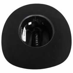 RESISTOL George Strait Collection City Limits 6X Fur Felt Western Hat - Black -Brixton Hats Shop 410417