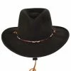 Stetson Wildwood Crushable Wool Felt Outback Hat -Brixton Hats Shop 411467