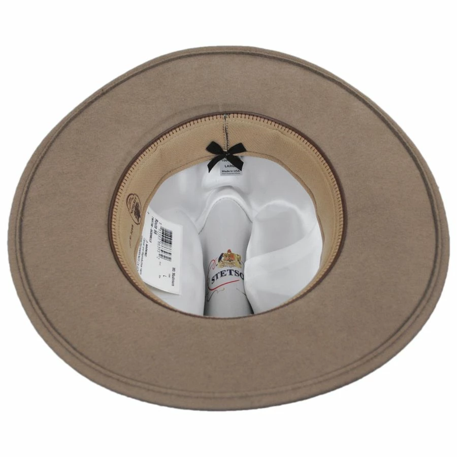 Stetson Route 66 Crushable Wool Felt Cattleman Western Hat 5 Stetson Route 66 Crushable Wool Felt Cattleman Western Hat - Image 3