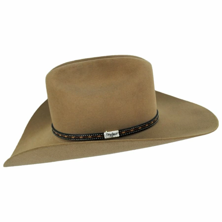 RESISTOL Ocho Rios 6X Fur Felt Cattleman Western Hat 4 RESISTOL Ocho Rios 6X Fur Felt Cattleman Western Hat - Image 2