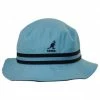 Kangol Stripe Lahinch Cotton Bucket Hat - Light Blue 1 Kangol Stripe Lahinch Cotton Bucket Hat - Light Blue -Brixton Hats Shop 412758
