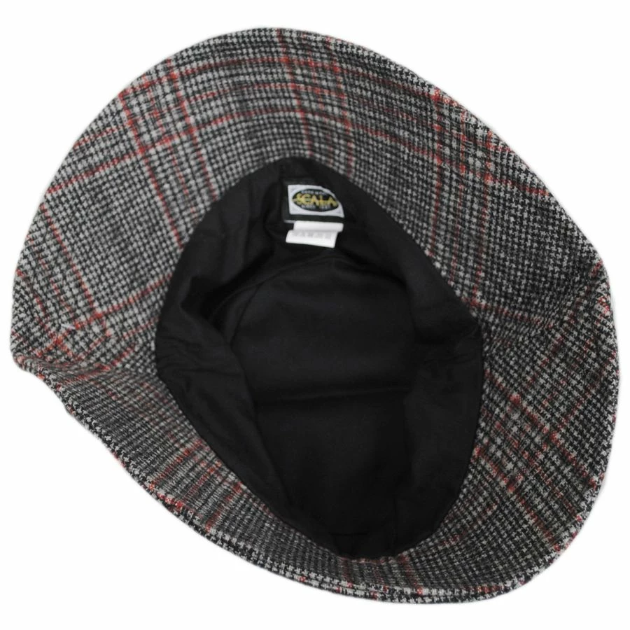 Scala Morelia Plaid Wool Blend Bucket Hat 5 Scala Morelia Plaid Wool Blend Bucket Hat - Image 3