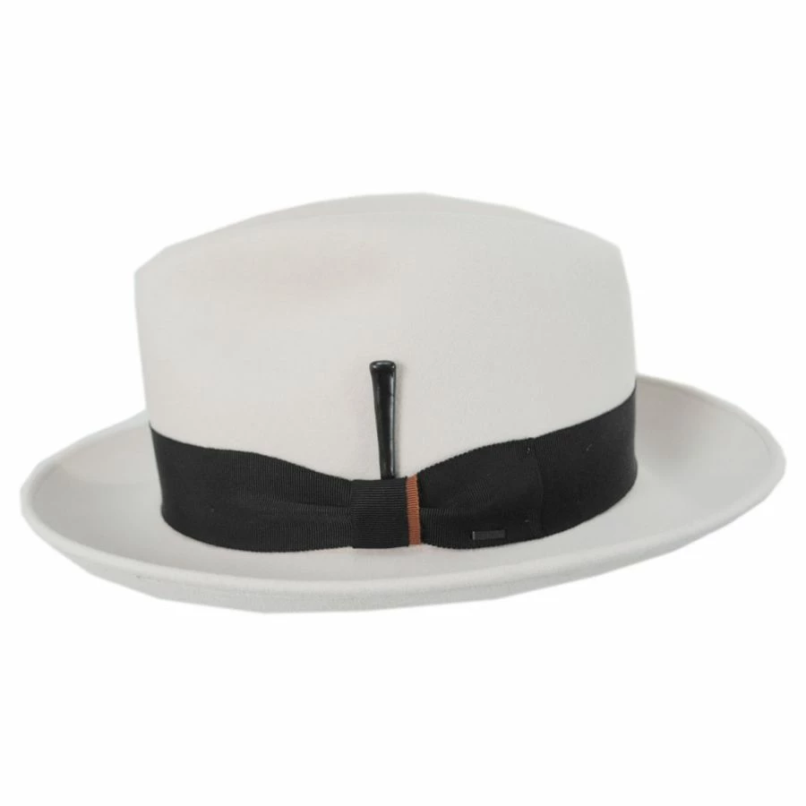 Bailey Ernest Elite Velour Wool Felt Fedora Hat 4 Bailey Ernest Elite Velour Wool Felt Fedora Hat - Image 2