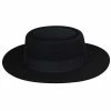 Bailey Walsh Polished Wide Brim Wool Felt Pork Pie Hat