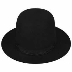 Bailey Brodnax Shapeable Open Crown Wool Felt Fedora Hat