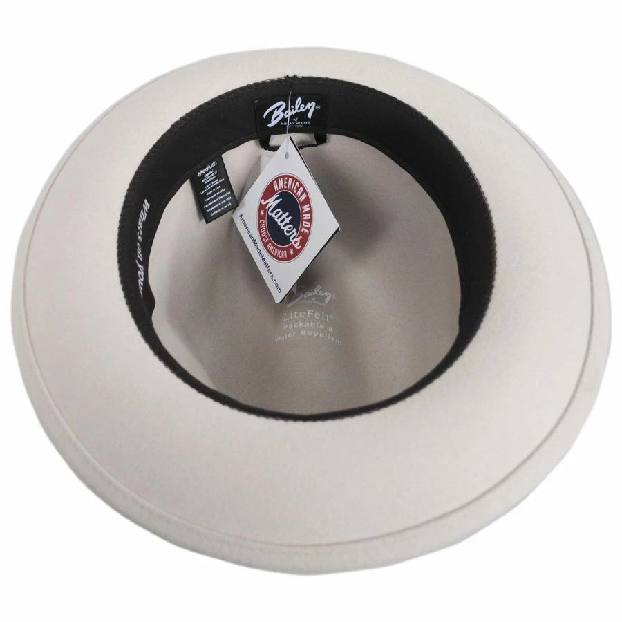 Bailey Acker LiteFelt Wool Fedora Hat 5 Bailey Acker LiteFelt Wool Fedora Hat - Image 3