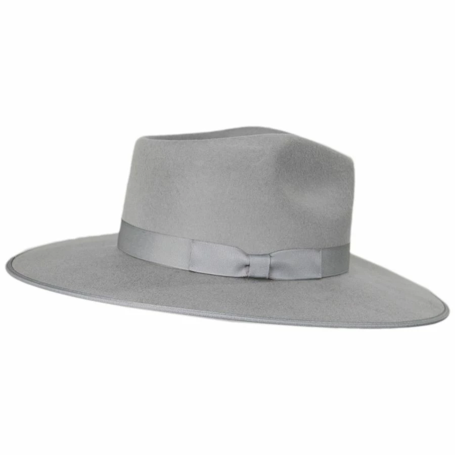 Lack Of Color Wool Felt Rancher Fedora Hat - Gray 4 Lack Of Color Wool Felt Rancher Fedora Hat - Gray - Image 2