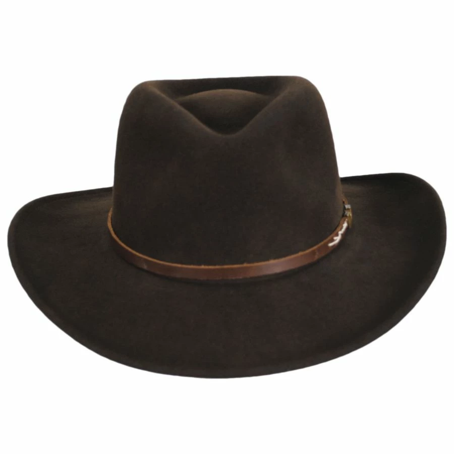 Bailey Calaway Crushable LiteFelt Wool Outback Hat 3 Bailey Calaway Crushable LiteFelt Wool Outback Hat