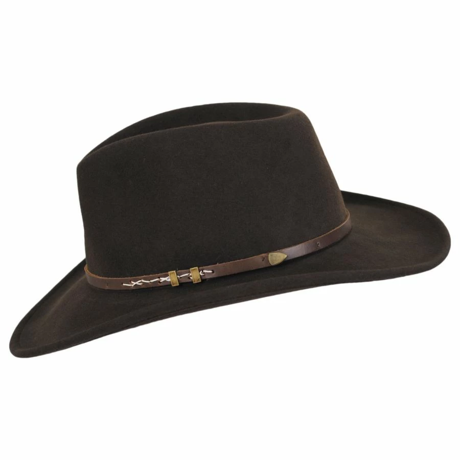 Bailey Calaway Crushable LiteFelt Wool Outback Hat 4 Bailey Calaway Crushable LiteFelt Wool Outback Hat - Image 2