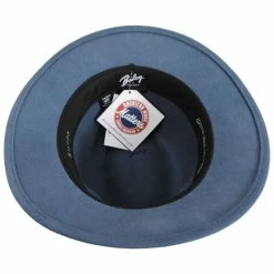 Bailey Curtis Wool LiteFelt Safari Fedora Hat - Light Blue -Brixton Hats Shop 416376