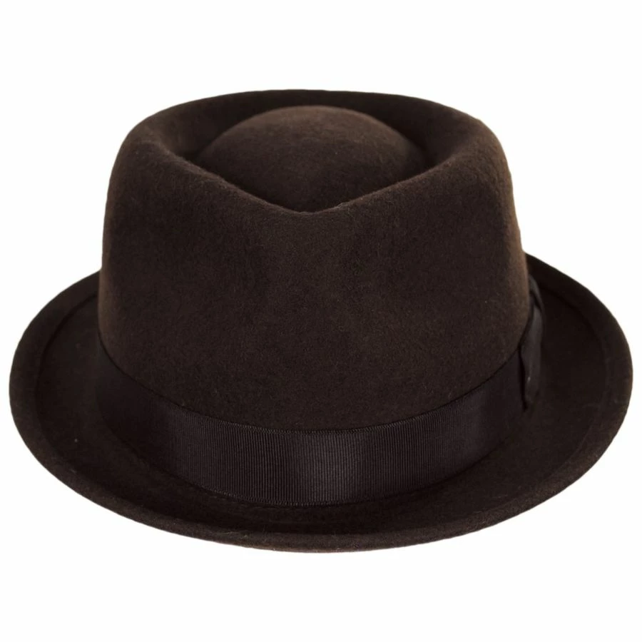 Capas Headwear Kids' Wool Felt C-Crown Trilby Fedora Hat 3 Capas Headwear Kids' Wool Felt C-Crown Trilby Fedora Hat