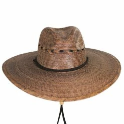 Scala Gelsomina Palm Straw Lifeguard Hat