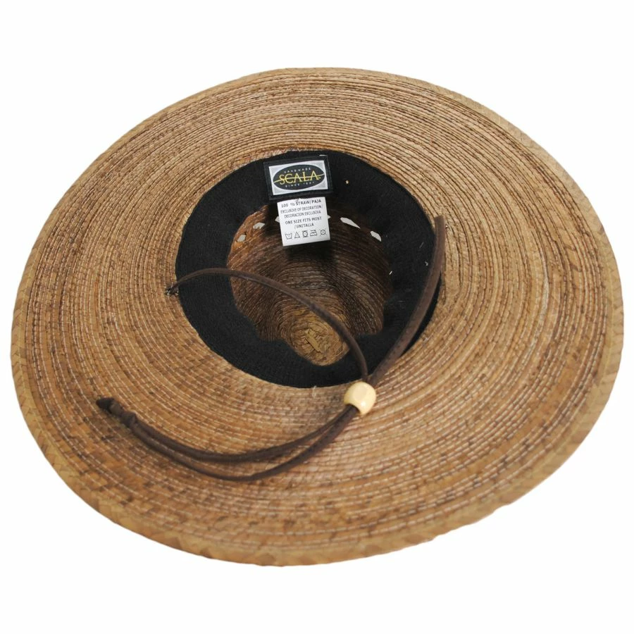 Scala Gelsomina Palm Straw Lifeguard Hat 5 Scala Gelsomina Palm Straw Lifeguard Hat - Image 3