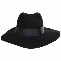 BIGALLI Zoey Floppy Brim Wool Felt Fedora Hat
