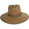 Brixton Hats Jo Wool Felt Rancher Fedora Hat - Bronze