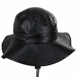 Kangol Reversible Faux Leather Bucket Hat