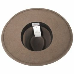 Brixton Hats Joanna Wool Felt Fedora Hat - Tea Mix -Brixton Hats Shop 427205