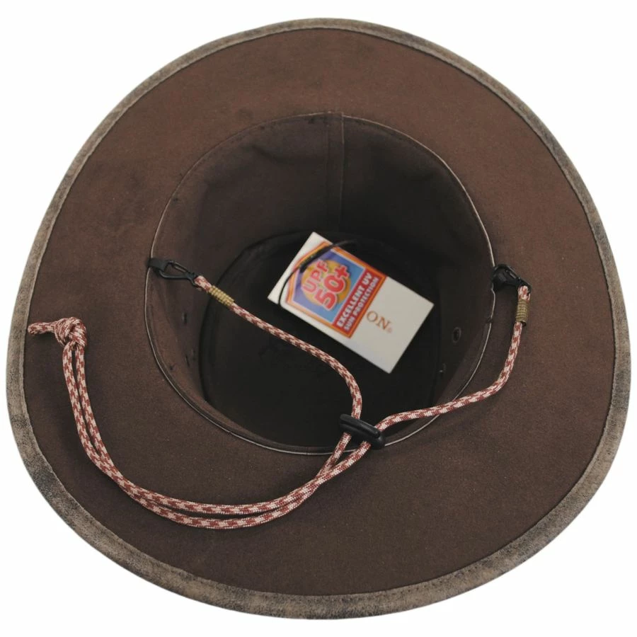Stetson Canberra Distressed Suede Aussie Hat 5 Stetson Canberra Distressed Suede Aussie Hat - Image 3