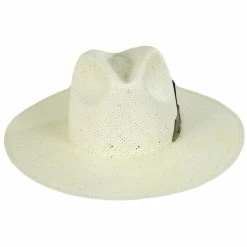 Bailey Imlay Knotted Shantung Straw Fedora Hat