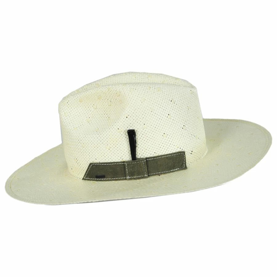 Bailey Imlay Knotted Shantung Straw Fedora Hat 4 Bailey Imlay Knotted Shantung Straw Fedora Hat - Image 2