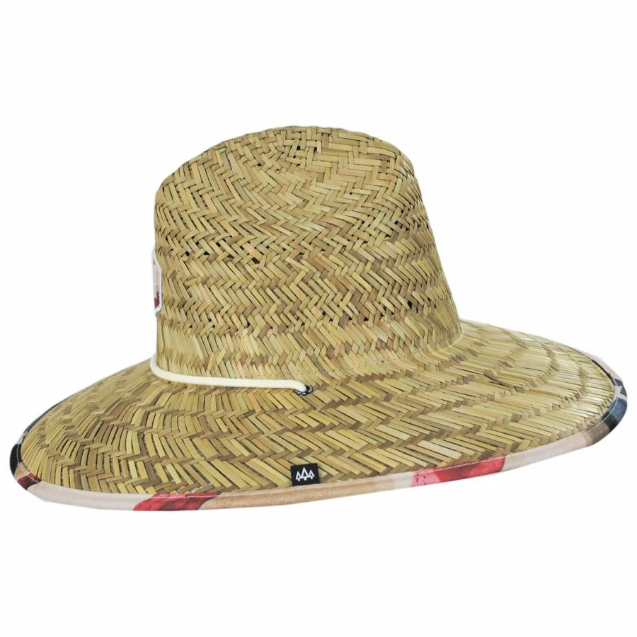 Hemlock Hat Co Liberty Straw Lifeguard Hat 4 Hemlock Hat Co Liberty Straw Lifeguard Hat - Image 2