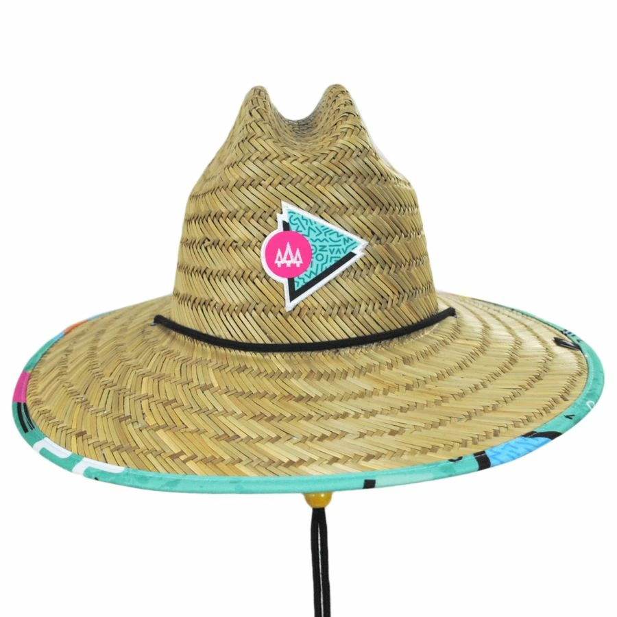 Hemlock Hat Co Youth Bel Air Straw Lifeguard Hat 3 Hemlock Hat Co Youth Bel Air Straw Lifeguard Hat