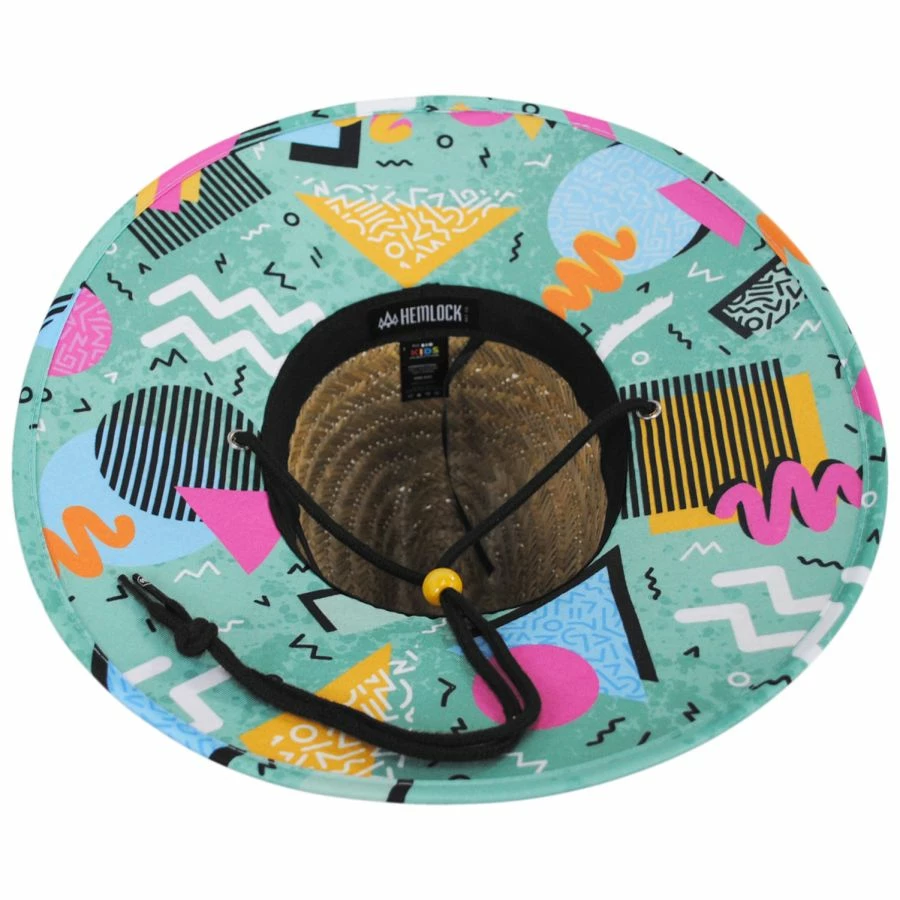 Hemlock Hat Co Youth Bel Air Straw Lifeguard Hat 5 Hemlock Hat Co Youth Bel Air Straw Lifeguard Hat - Image 3