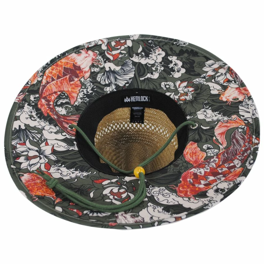 Hemlock Hat Co Fortune Straw Lifeguard Hat 5 Hemlock Hat Co Fortune Straw Lifeguard Hat - Image 3