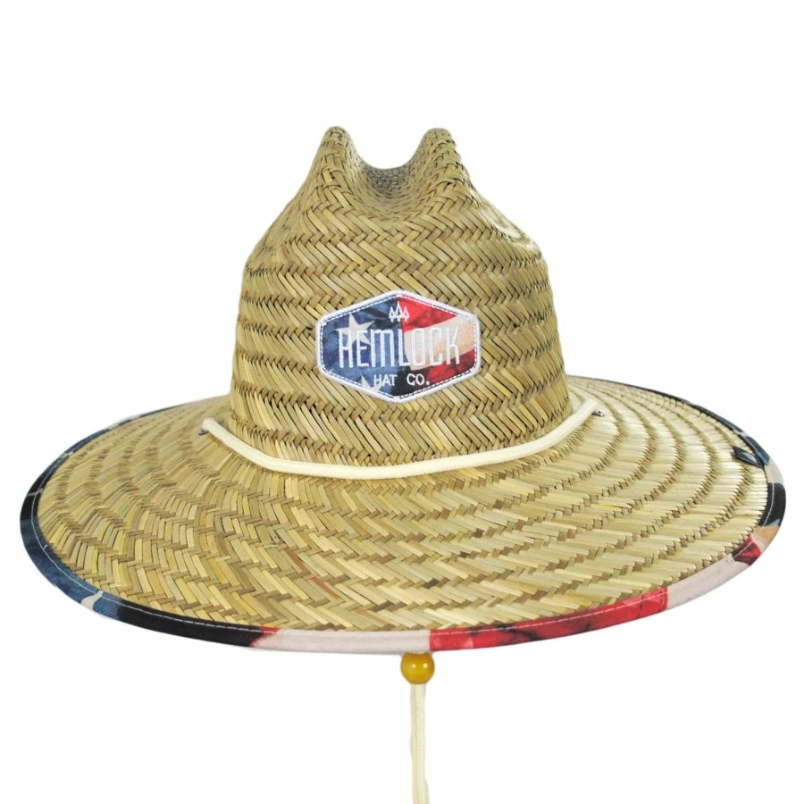 Hemlock Hat Co Youth Brave Straw Lifeguard Hat 3 Hemlock Hat Co Youth Brave Straw Lifeguard Hat