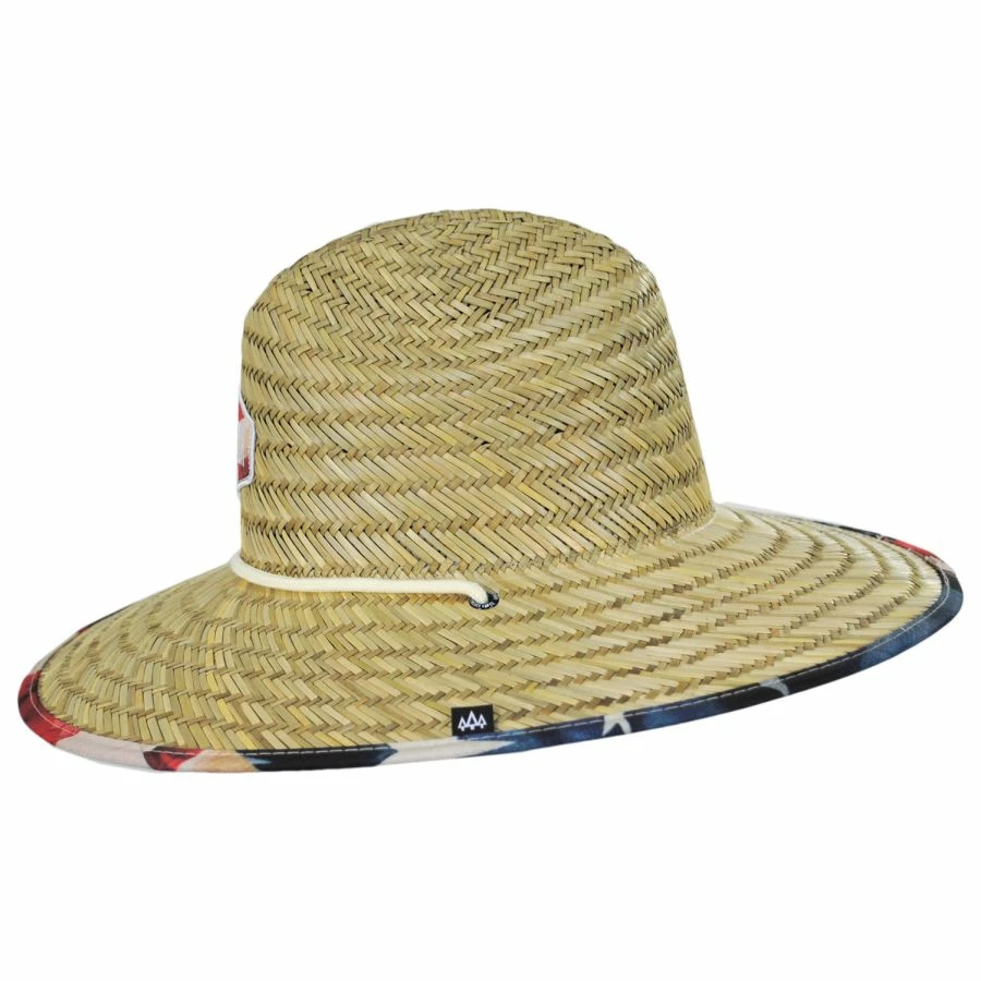 Hemlock Hat Co Youth Brave Straw Lifeguard Hat 4 Hemlock Hat Co Youth Brave Straw Lifeguard Hat - Image 2