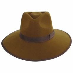 Brixton Hats Jo Wool Felt Rancher Fedora Hat - Chestnut
