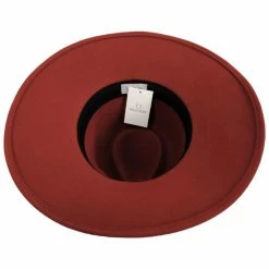 Brixton Hats Joanna Wool Felt Fedora Hat - Orange -Brixton Hats Shop 430286
