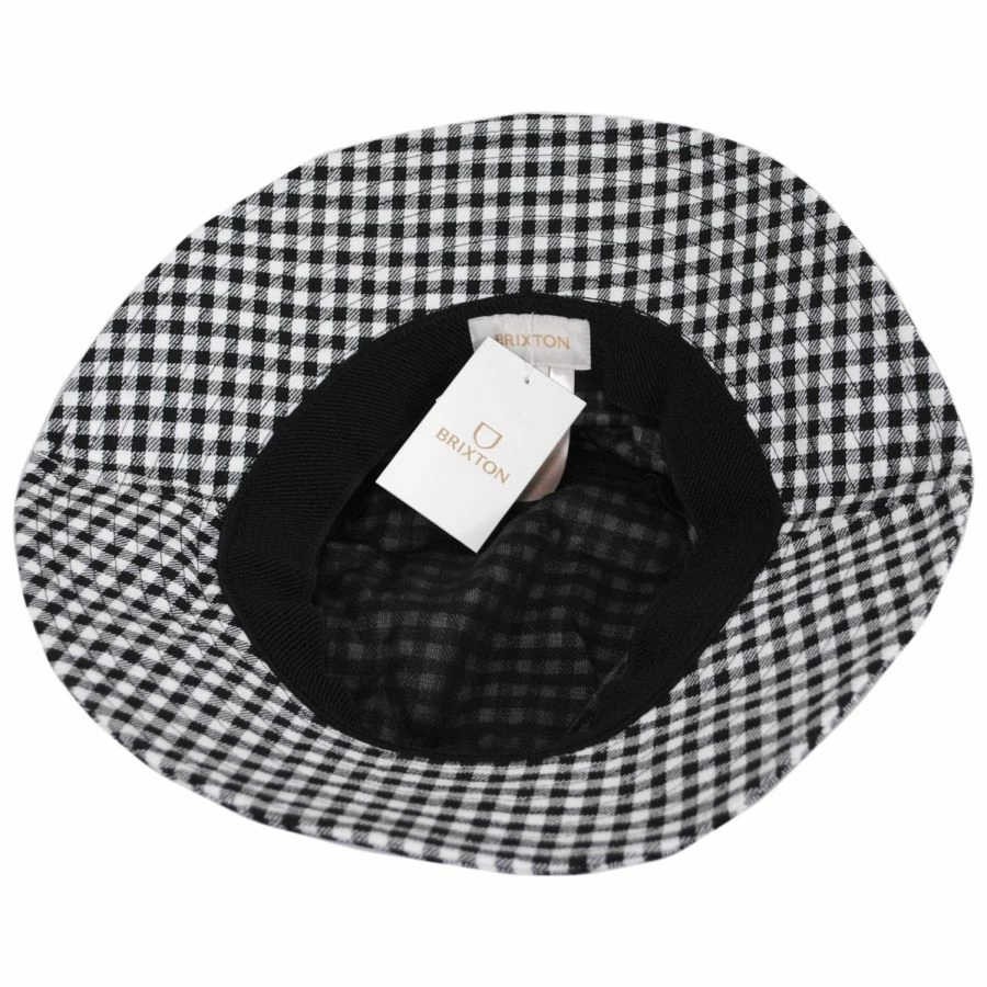 Brixton Hats Petra Two-Tone Packable Cotton Bucket Hat 5 Brixton Hats Petra Two-Tone Packable Cotton Bucket Hat - Image 3