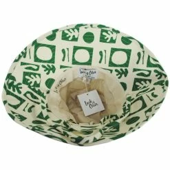 Lack Of Color Holiday Retro Cotton Bucket Hat - White/Green -Brixton Hats Shop 431661