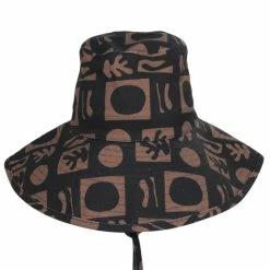 Lack Of Color Holiday Retro Cotton Bucket Hat - Brown/Black