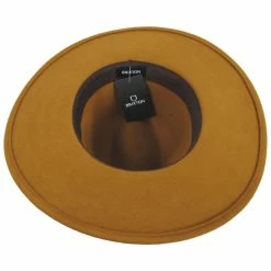 Brixton Hats Field Proper Wool Felt Fedora Hat - Chestnut -Brixton Hats Shop 432966