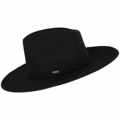 Brixton Hats Sedona Reserve Wool Felt Cowboy Hat - Black -Brixton Hats Shop 433113